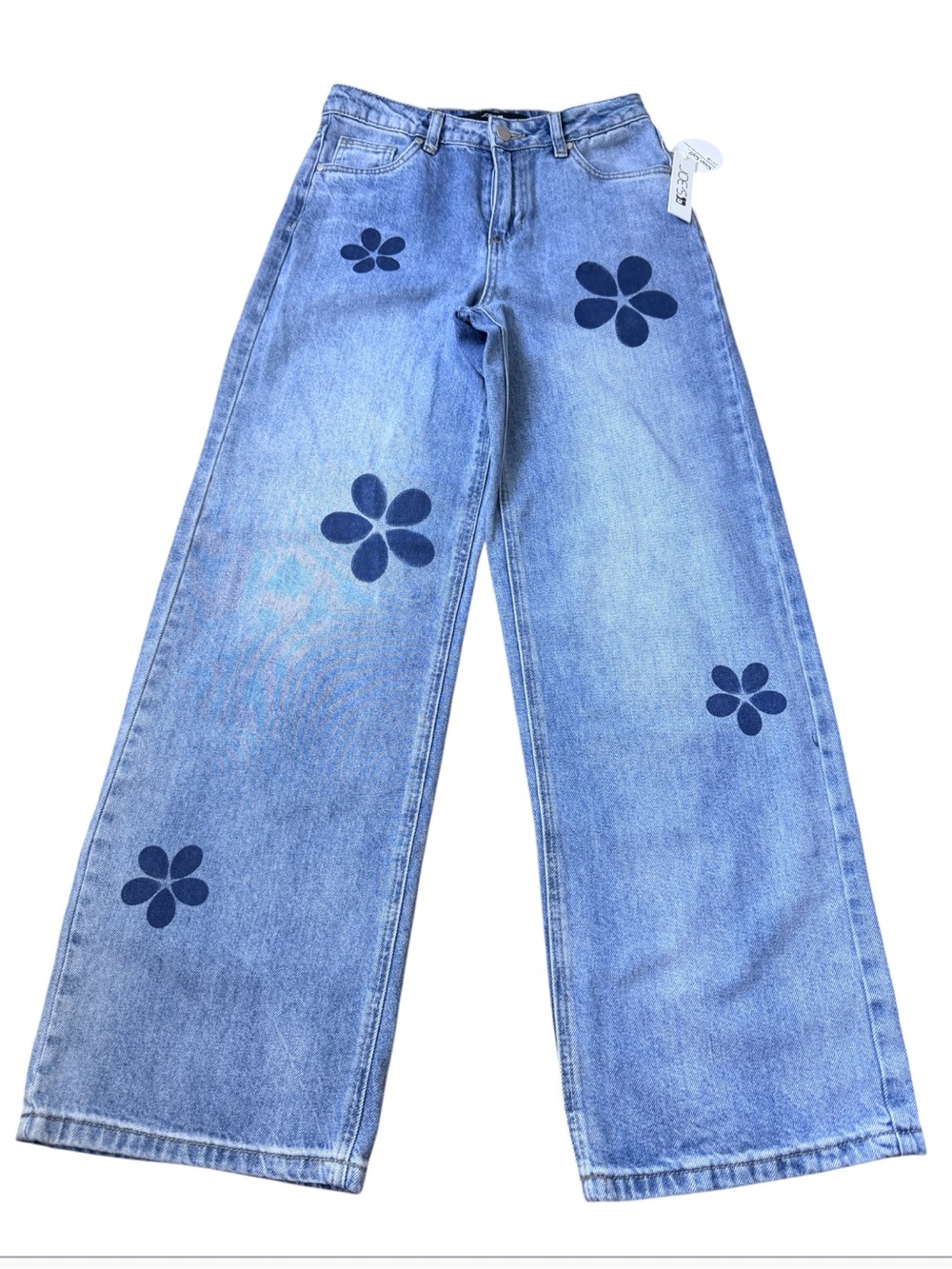 JOE’S The Kate Baggy Floral Print Denim Blue Cropped Jeans Women’s 26” BRAND NEW
